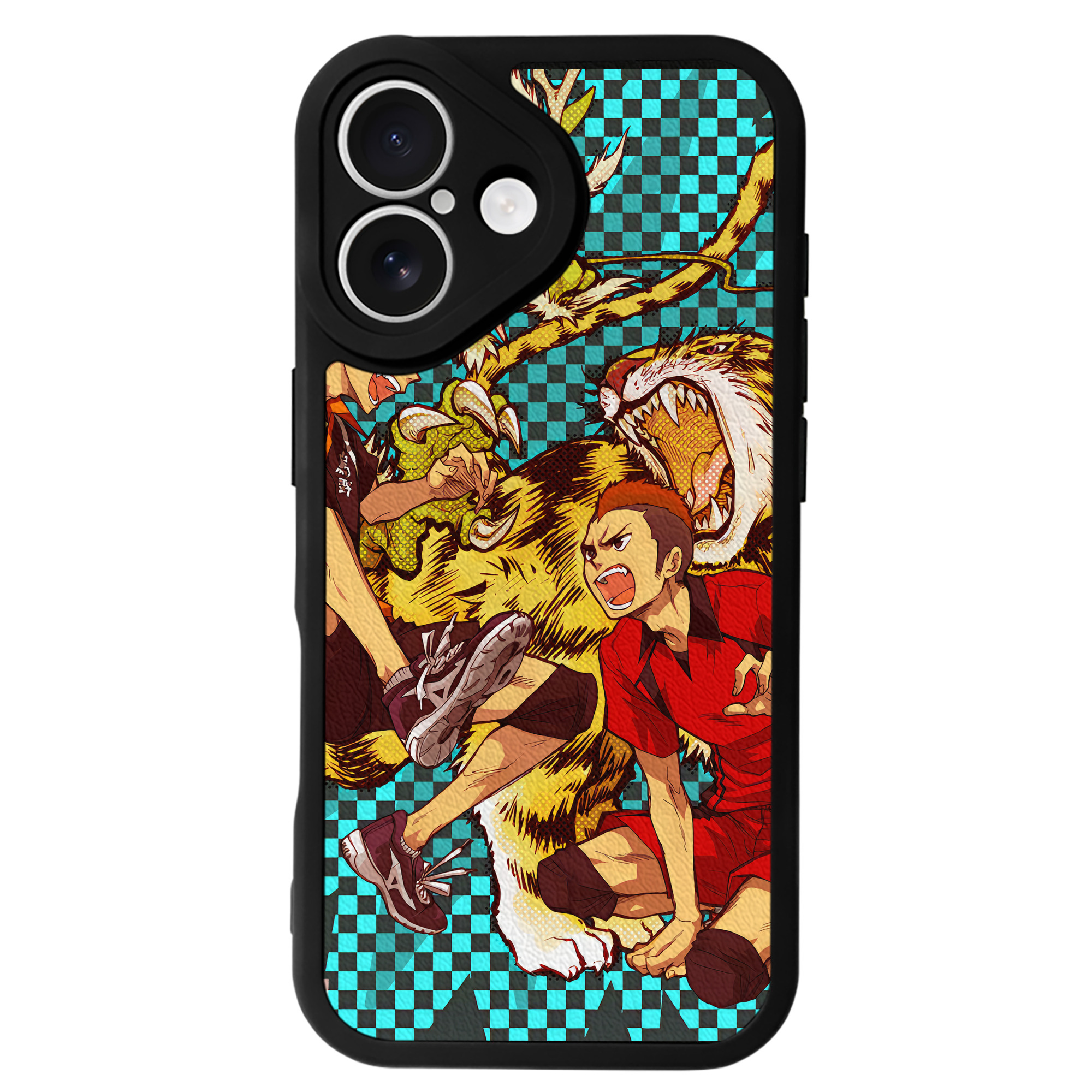 （画像用） ハイキュー!! Haikyu!! 【iPhone 16シリーズ対応】シリコンスマホケース（レザー調） 材質：シリコン